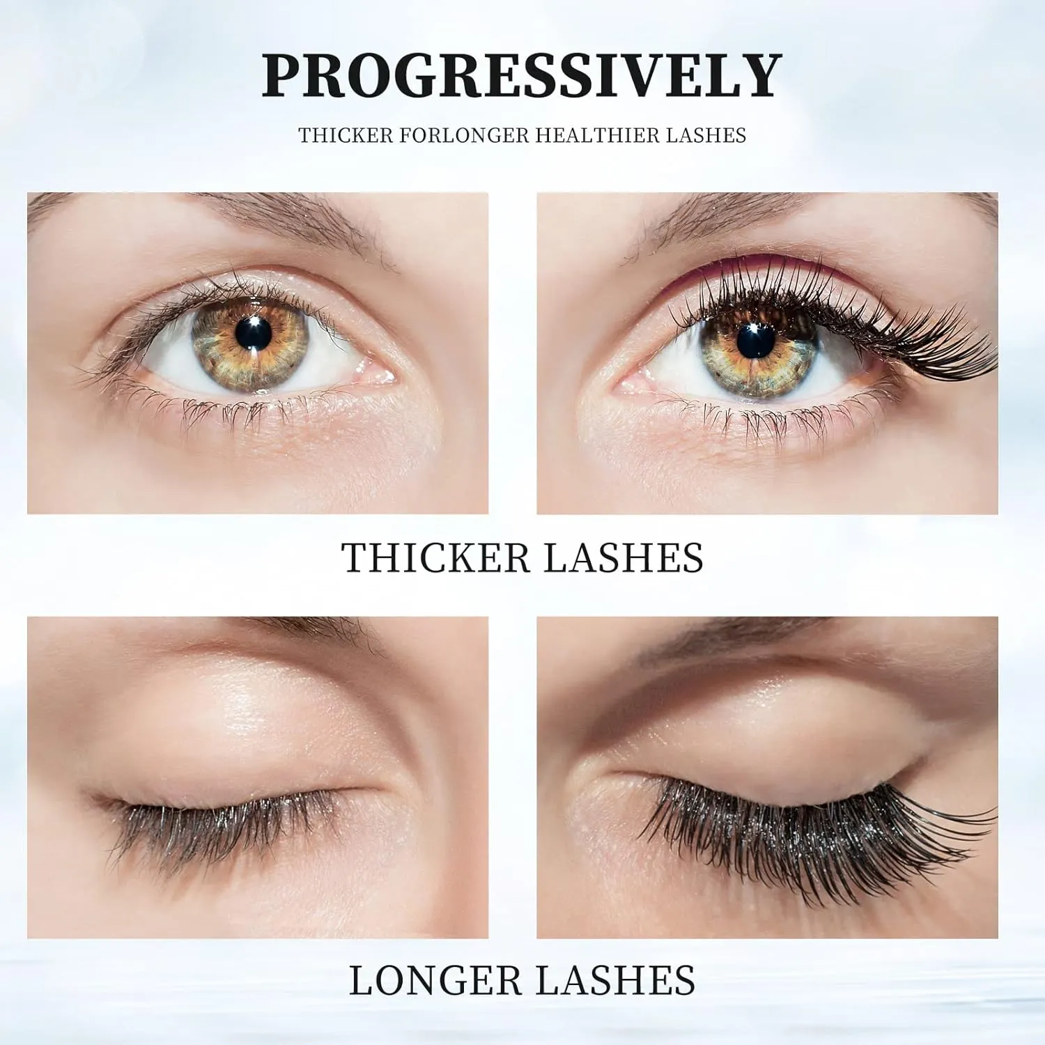 Lash Serum - 5ml Eyelash Growth Serum, Advanced Lash Enhancing Treatment for Eyelash Growth Thickness, Stronger, Healthier Lashes & Brows, Vegan & Cruelty-Free