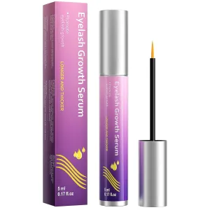 Lash Serum for Eyelash Growth：Natural & Vegan Eyelash Growth Serum for Longer, Thicker, Fuller Lashes Nourishing & Conditioning Formula - Safe for Sensitive Eyes - 5ml