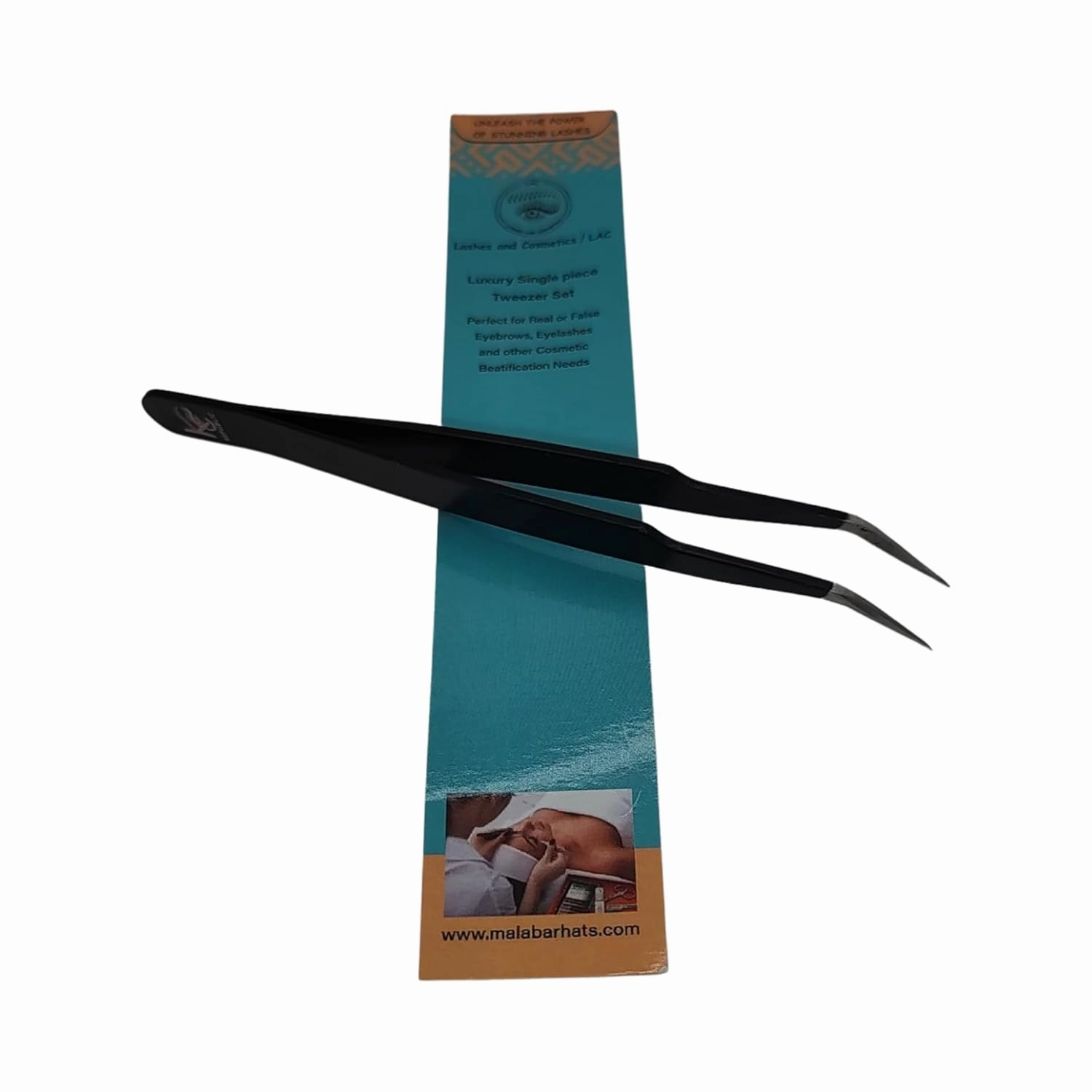Lash Eyebrow Extensions Kit with 1 x Trays of Mink False Eyebrows in Brown Comes on Mixed Length Trays 5-8 Mm Mix, Eyebrow Glue Clear & Extension Tweezers (Brown, Black Tweezer)