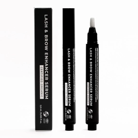 Lash Serum Certified Organic – Eyelash & Eyebrow Growth with Castor, Argan & Jojoba Oils – Natural, No Irritation, Longer & Fuller Lashes