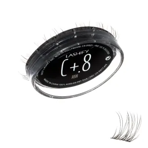 Lashify Curl Plus  8mm Gossamer Eyelash Extensions Refill in Ash, Easy DIY False Lashes for the Most Delicate, Natural and Long Lasting Look