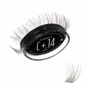Lashify Curl Plus  14mm Gossamer Eyelash Extensions Refill in Minx, Easy DIY False Lashes for the Most Delicate, Natural and Long Lasting Look
