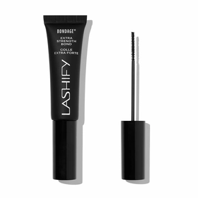 Lashify Extra Strength Bond with Charcoflex Eyelash Glue for False Lashes and DIY Lash Extensions in Sleek Black