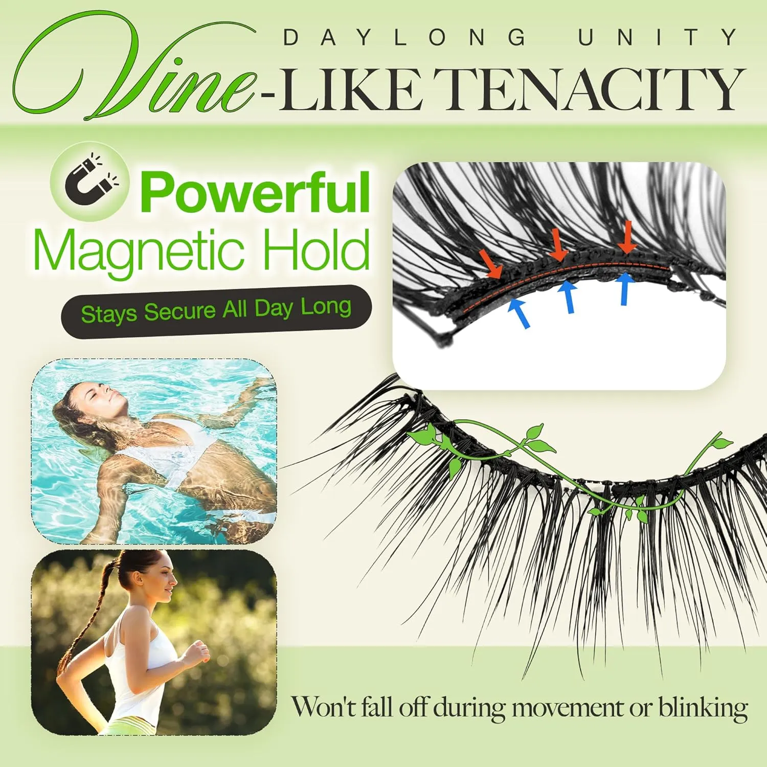 LASHVIEW Upgrade Soft Magnetic Eyelashes with Applicator, Reusable Magnetic Lashes Natural Look, No Glue Needed, Windproof & Waterproof for All-Day Comfort (L01)