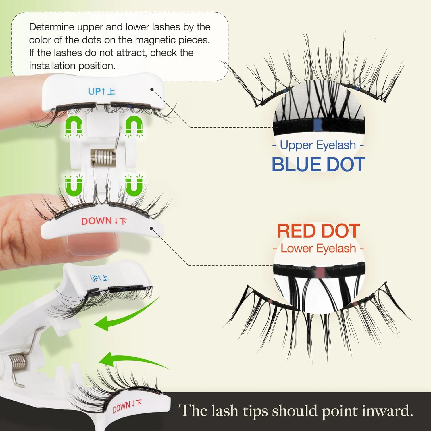 LASHVIEW Upgrade Soft Magnetic Eyelashes with Applicator, Reusable Magnetic Lashes Natural Look, No Glue Needed, Windproof & Waterproof for All-Day Comfort (L01)