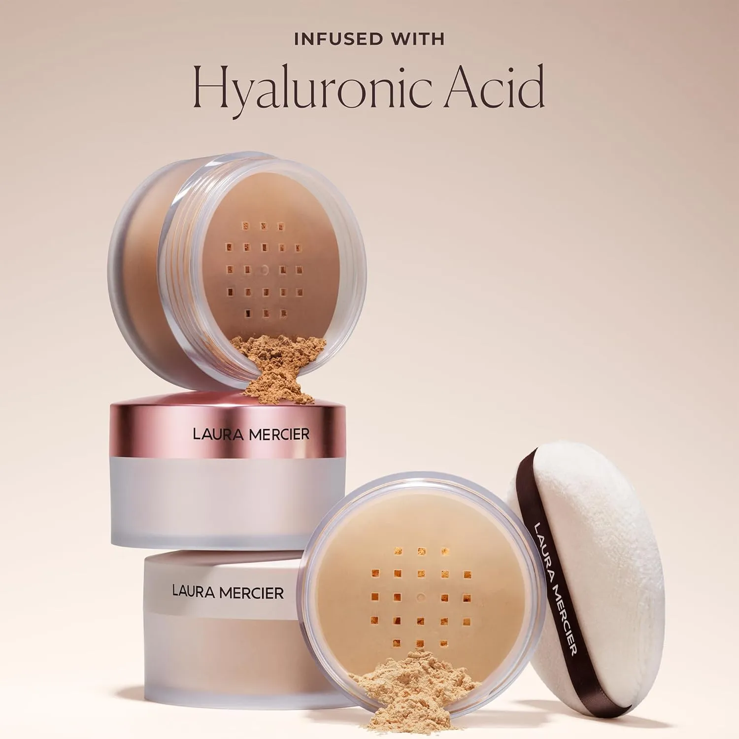 Laura Mercier Translucent Loose Talc-Free Setting Powder Ultra-Blur: Natural & Blurring Finish, Long Lasting, For Normal to Dry   Mature Skin, 4 Shades for All Skin Tones, Hyaluronic Acid Infused