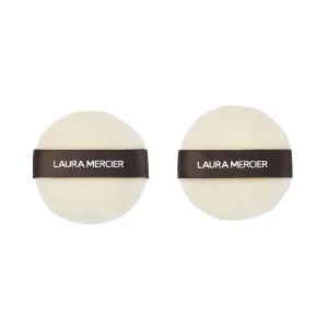 Laura Mercier Velour Puff, Perfect for Translucent Loose Setting Powder, Use to Set Makeup, Designed for Expert Application, 100% Cotton