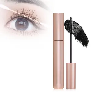 Lengthening and Curling Mascara, Waterproof & Long-Lasting Eyelash Curler, Ultimate Length Mascara for Busy Women Eyes Makeup, Smudge Resistant Sweat-Proof Volumizing for Dramatic Lashes (Black)