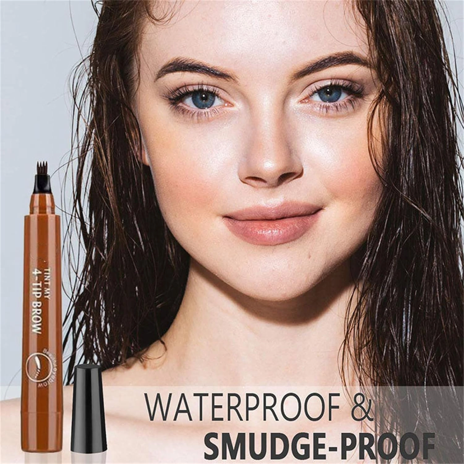 Lightsbetter Waterproof Brow Pen, Lightbetter Eyebrow Pen, Microblading Eyebrow Pencil Lightsbetter, Natural Eyebrow Pen Lightsbetter, Microblading Eyebrow Pen 4 Fork Tip Tattoo Pencil (0-2a)