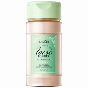 Lightweight Silk, Loose Setting Powder, Extra Fluffy Oil Control Pore Minimizing Matte Finish, Ivory, 30g