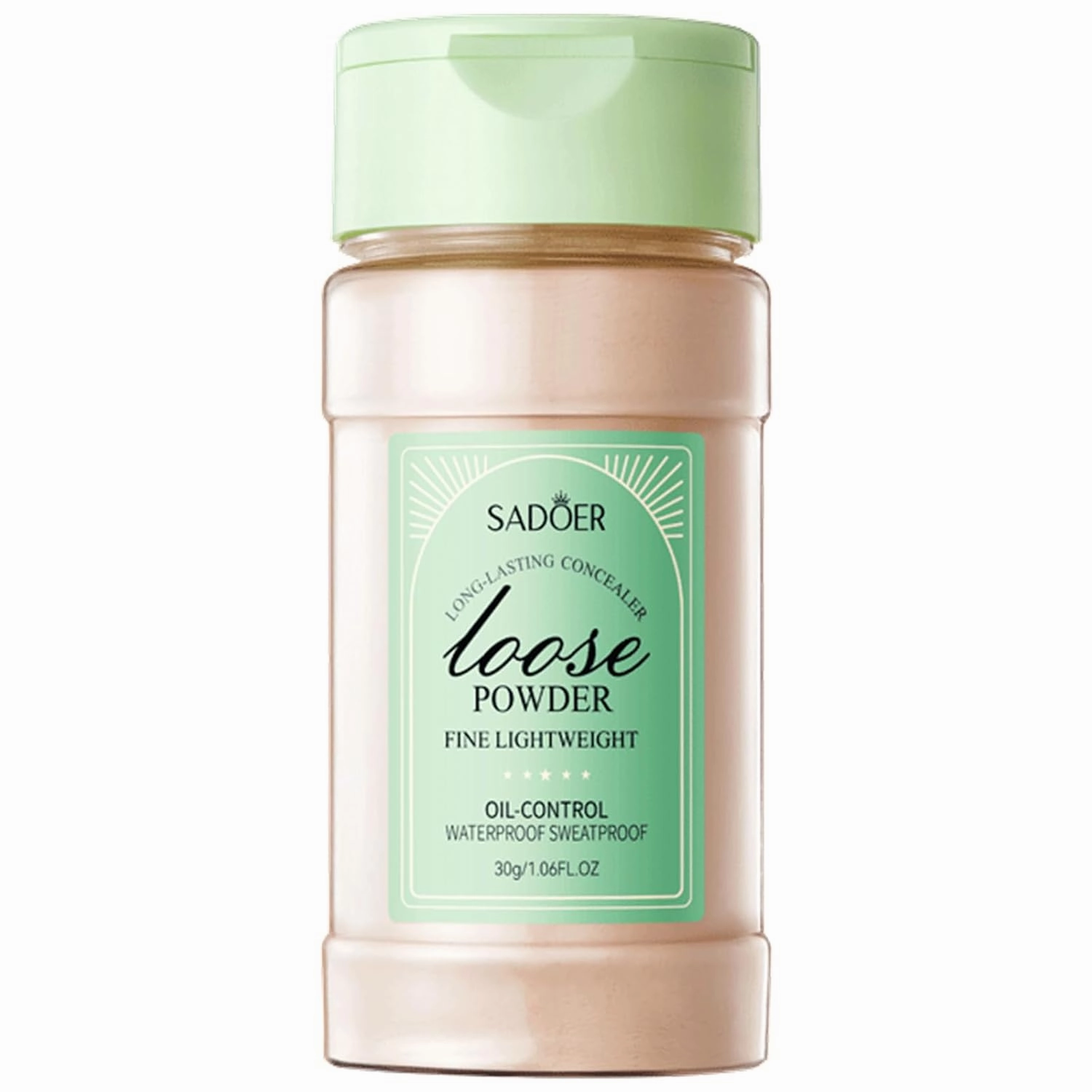 Lightweight Silk, Loose Setting Powder, Extra Fluffy Oil Control Pore Minimizing Matte Finish, Ivory, 30g