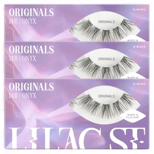Lilac St - Originals Natural Faux Eyelash Clusters (14mm) - Soft, Natural Look - DIY Lash Extension Wisps - Lightweight & Lifelike - Lasts 10 Days - Cruelty Free, Vegan, Women Founded - 30 Lashes