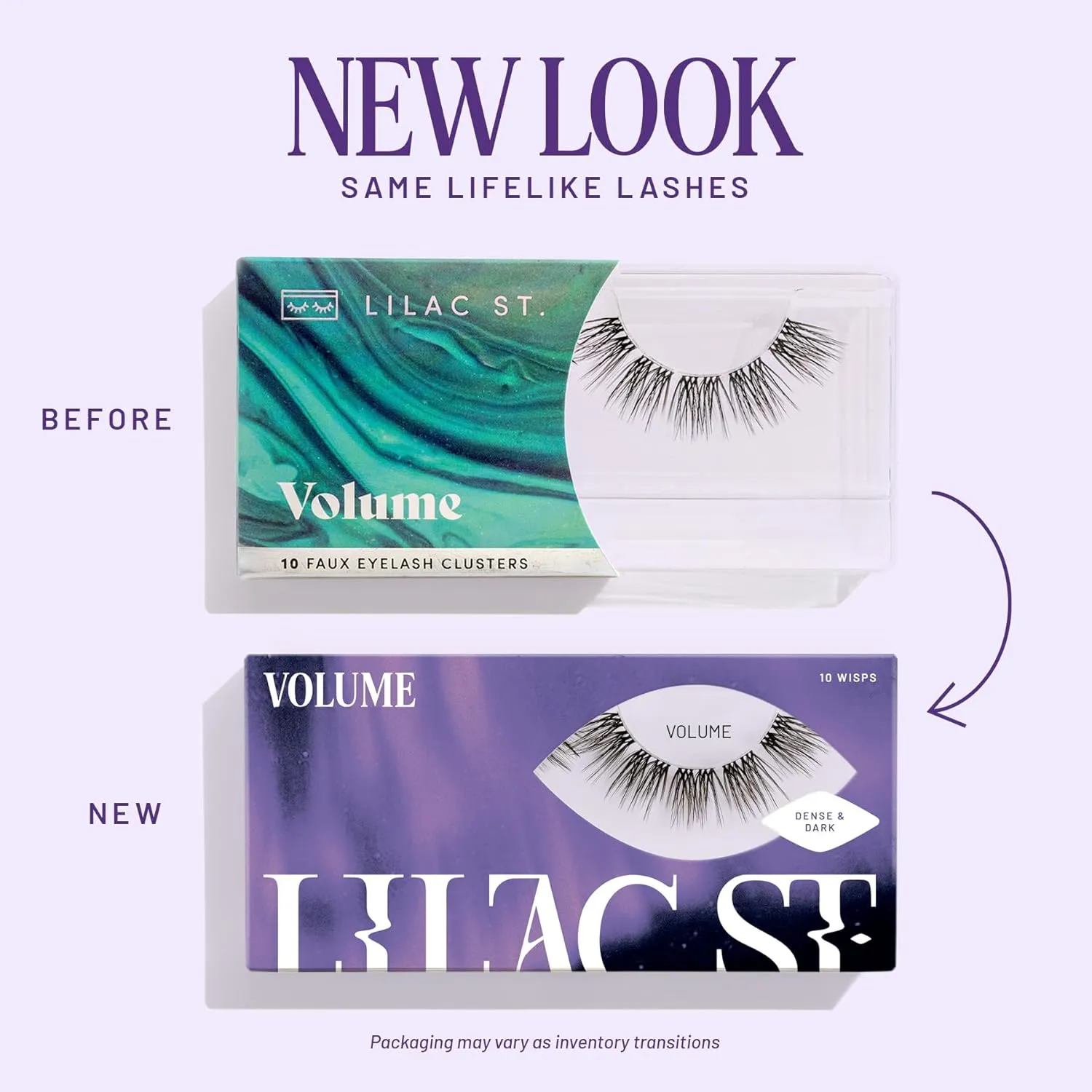 Lilac St - Volume Dramatic Faux Eyelash Clusters (12mm, 3 Pack) - Dense & Distinctive Look - DIY Lash Extension Wisps - Lightweight & Lifelike - Lasts 10 Days - Silk - Cruelty Free, Vegan - 30 Lashes