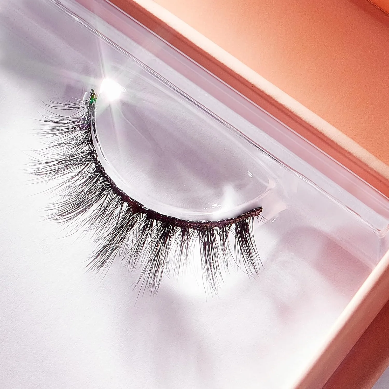 Lilly Lashes Everyday Miami Natural Lashes, Faux Mink Natural Eyelashes, False Eyelashes Everyday Use, Individual Lashes Reusable up to 20x, No Lash Glue Included (13mm)