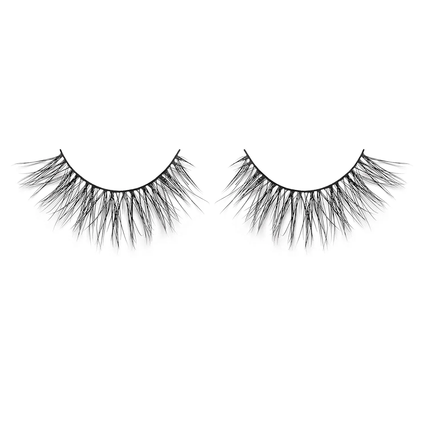Lilly Lashes Opulence Lite, Wispy Mink Eyelashes, Natural Looking False Eyelashes, 17mm length, Reusable Up to 15 wears