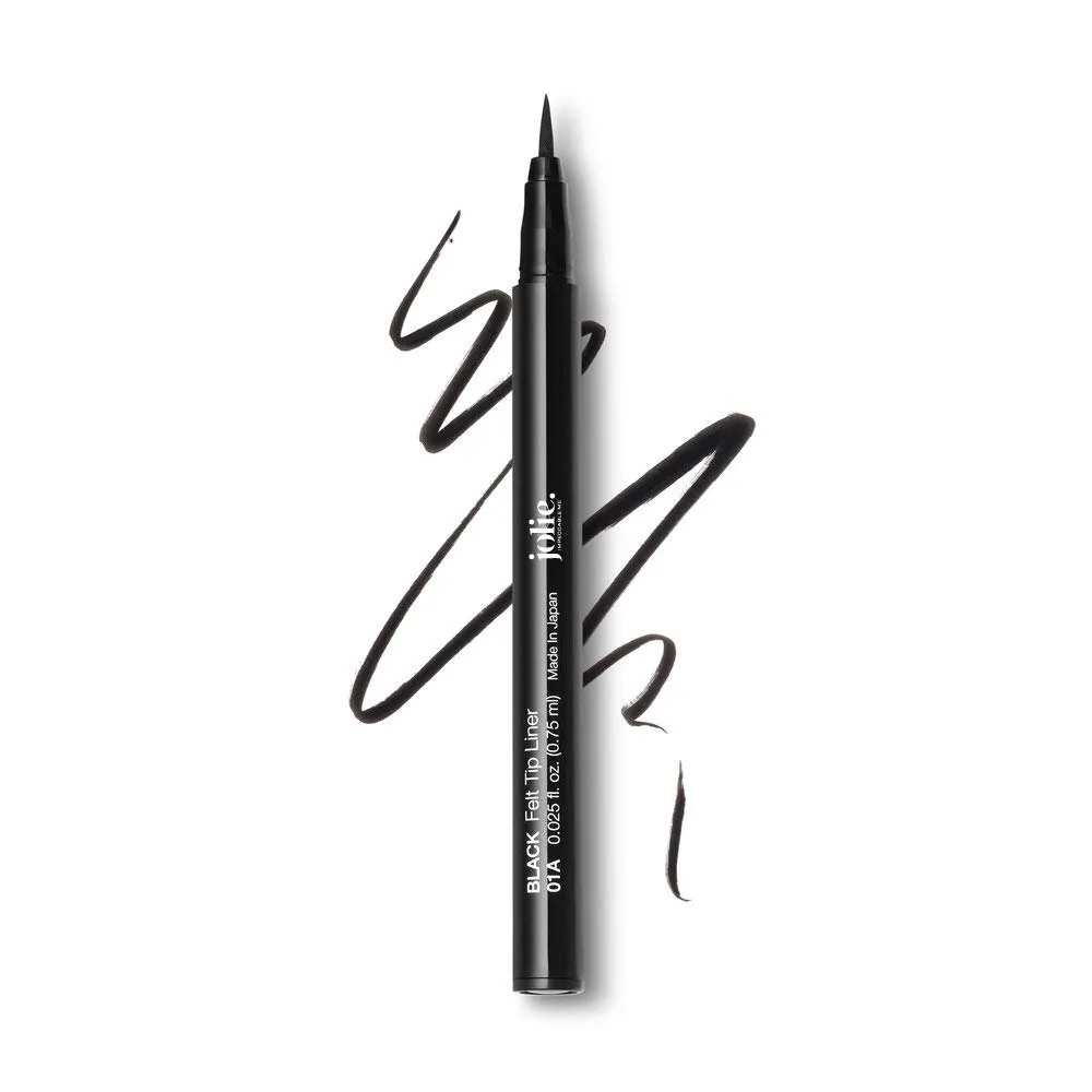 Liquid Felt Tip Eyeliner Lash Enhancing Smudgeproof Precision Pen, Intense Black