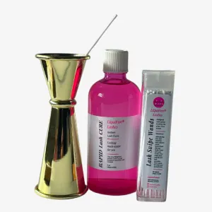 LiquiFan® Lashes, Rapid Lash Cure Starter Kit, for Instantly Cured Lash Extensions and Max Retention, Professional Use Only, Lash Artists