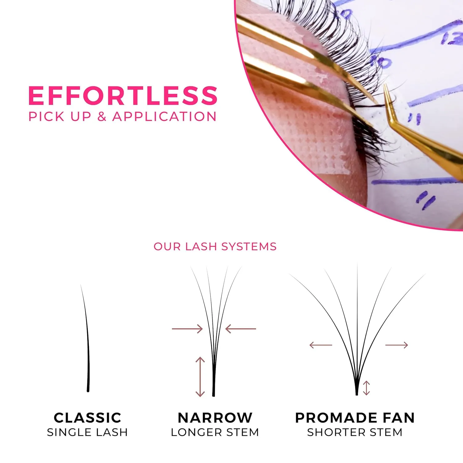 LLBA LashFolio Wet Promade Fans | Handmade Volume Eyelashes | Multi Selections From 5D To 10D | C CC D Curl | 0.03~0.07 mm | 8-15mm Length | Long Lasting | Easy Application (5D-0.07 C 8mm-15mm)