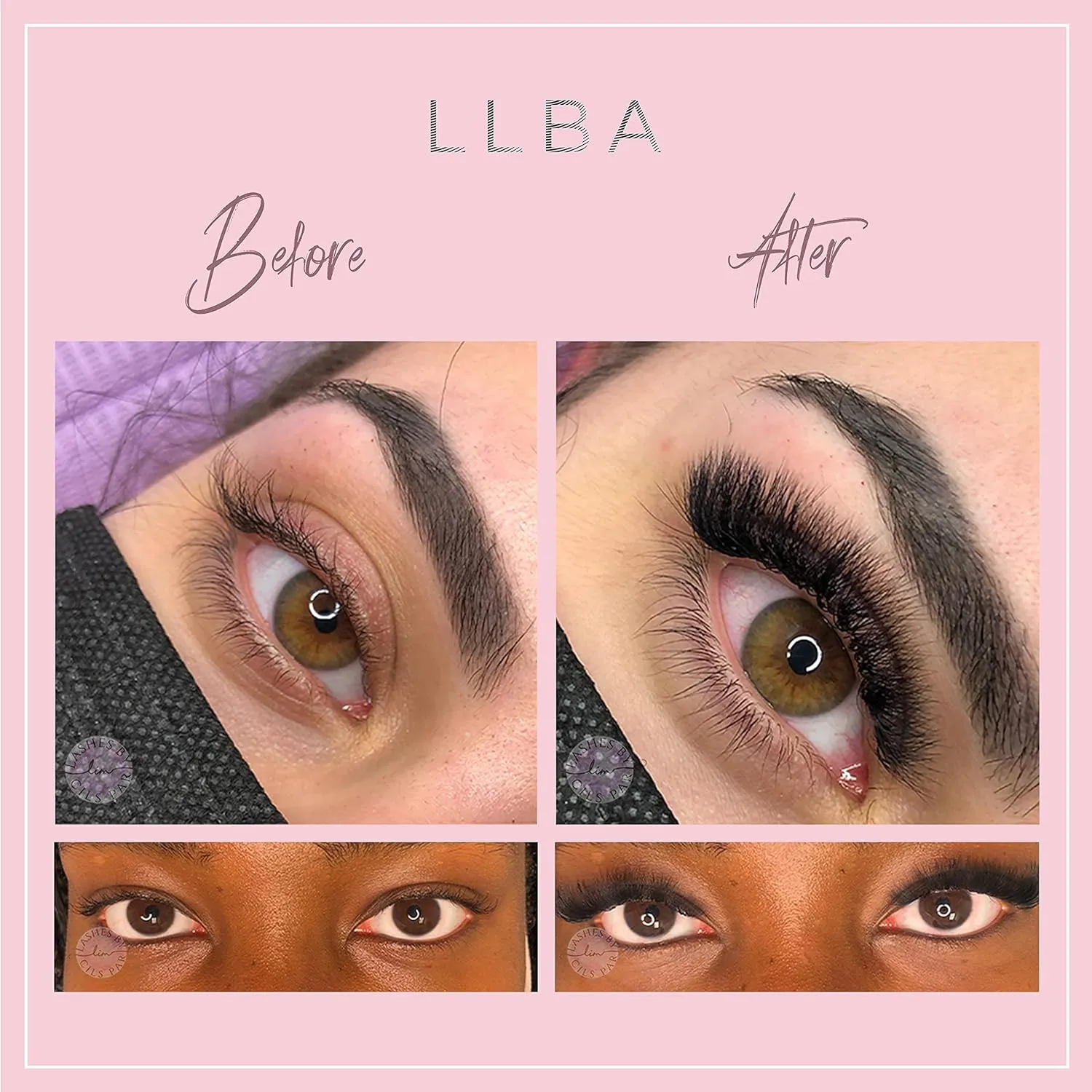 LLBA Promade Fans | Handmade Volume Eyelashes | Multi Selections From 3D To 16D | C CC D DD L M Curl | Thickness 0.03 ~ 0.1 mm | 8 - 20mm Length | Long Lasting | Easy Application (3D-0.07 D 10 mm)