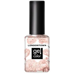 LONDONTOWN UV/LED Gel Nail Polish - Long Lasting, Chip Resistant High Shine Color - Glossy Shimmery Natural Beige Brown, 12ml/.40fl oz