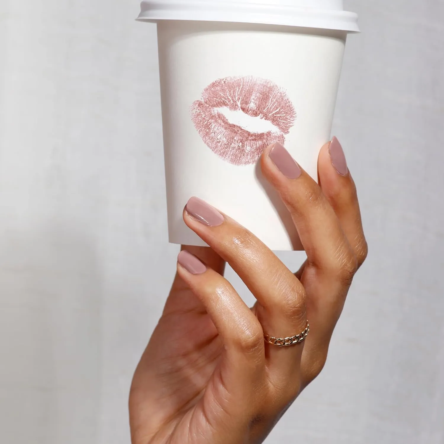 LONDONTOWN UV/LED Gel Nail Polish - Long Lasting, Chip Resistant High Shine Color - Glossy Shimmery Natural Beige Brown, 12ml/.40fl oz