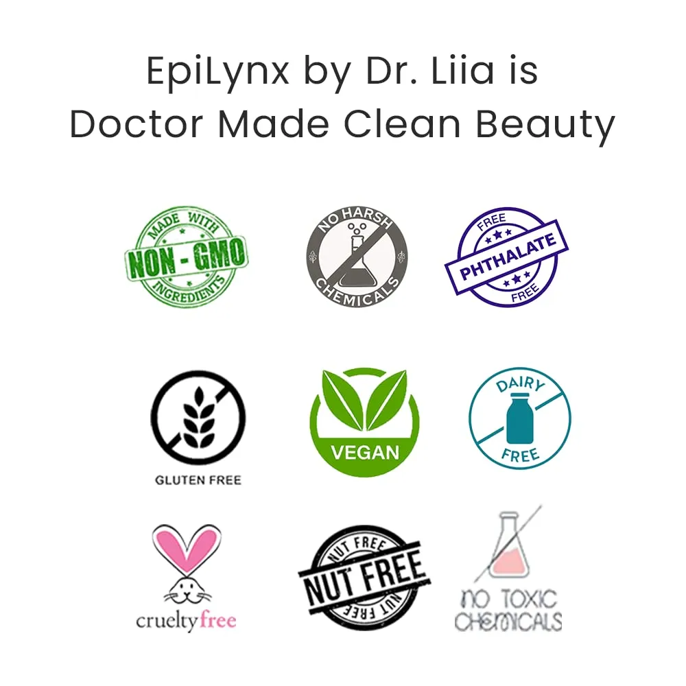 Long Lasting Glide-On Gel Eyeliner Pencil | Gluten-Free, Hypoallergenic, Vegan | 1.2ml | Gift Set by Dr. Liia