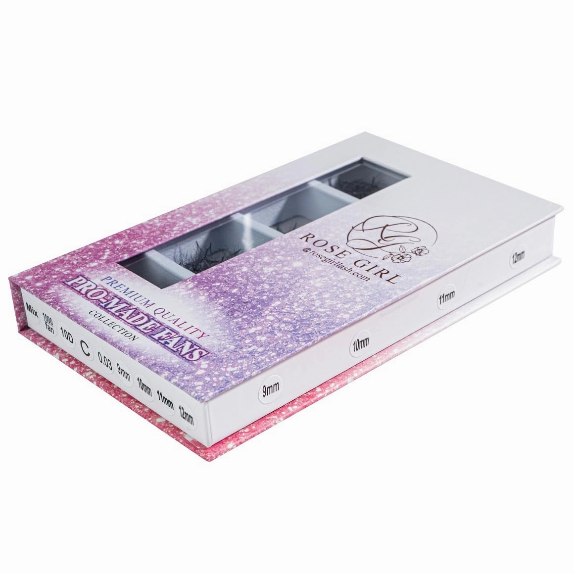 LOOSE MIX 4-1000 Hand Fan-Natural Look Volume Eyelashes 3D-16D C CC D DD Curl-False Lashes Extensions-Faux Mink Lashes-Thickness 0.03~0.1mm- 8~20mm Length(Mix 10D-0.05-CC-13-14-15-16 mm)