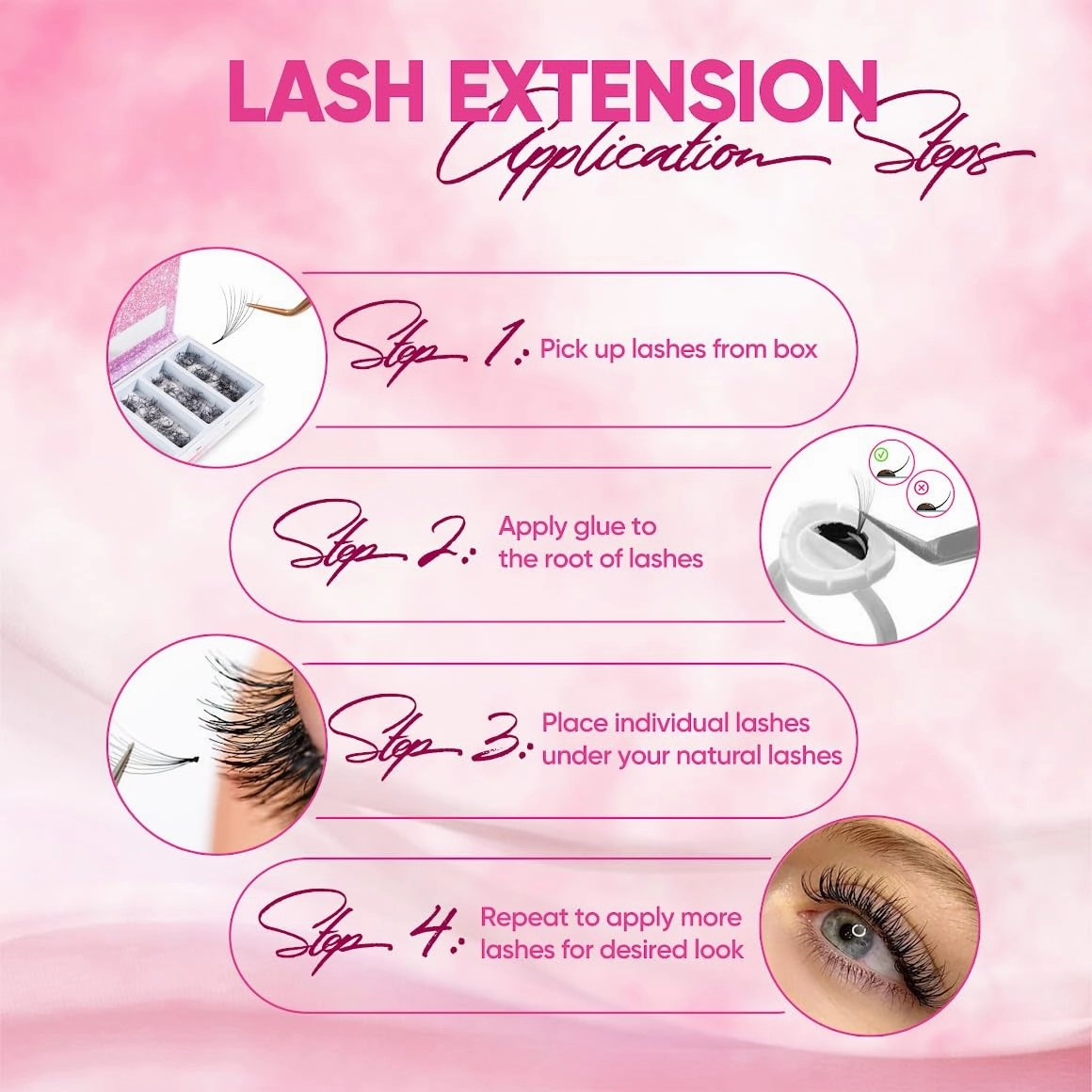 LOOSE MIX 4-1000 Hand Fan-Natural Look Volume Eyelashes 3D-16D C CC D DD Curl-False Lashes Extensions-Faux Mink Lashes-Thickness 0.03~0.1mm- 8~20mm Length(Mix 10D-0.05-CC-13-14-15-16 mm)