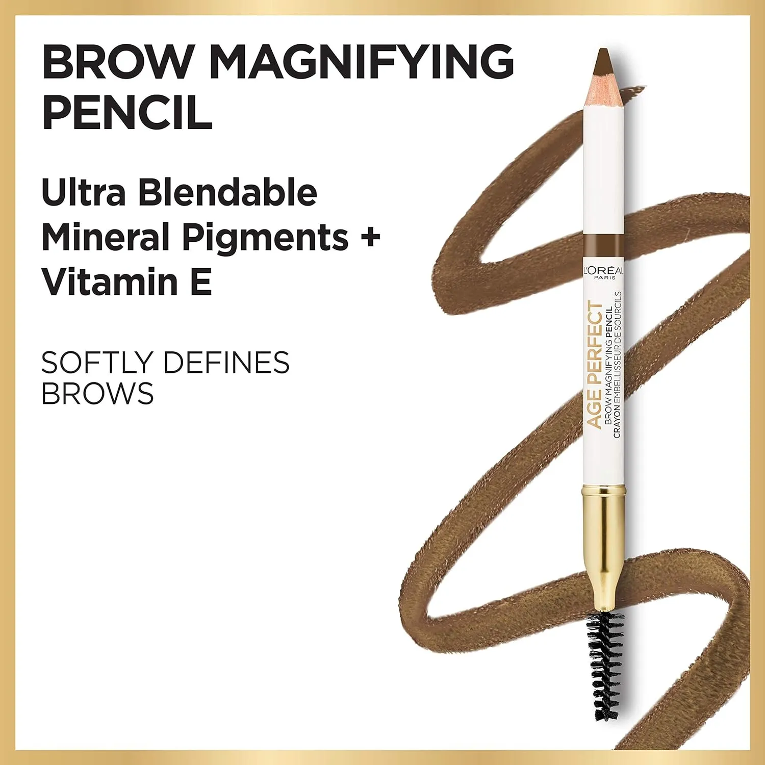 L’Oréal Paris Age Perfect Brow Magnifying Pencil with Vitamin E, Blonde