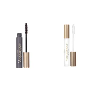 L’Oréal Paris Makeup Voluminous Original Mascara, Blackest Black, 0.28 Fl Oz & L'Oreal Paris Voluminous Lash Boosting Conditioning Primer Mascara, White Primer, 0.24 Fl Oz., 1 Count