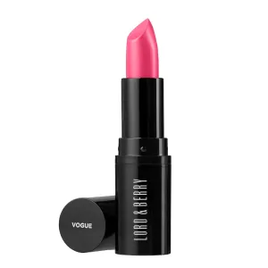 Lord & Berry Vogue Matte Lipstick Extremely Smooth Non Sticky Weightless Long Lasting Lipstick for Women, Paraben & Fragrance Free Lip Stick, Vegan & Cruelty Free Makeup Set, 60's Pink