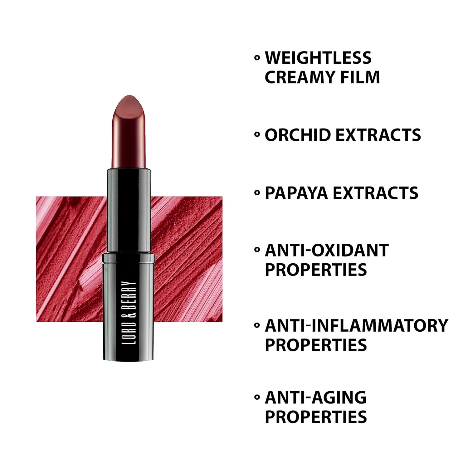 Lord&Berry Vogue Lipstick with Matte Finish, China Red
