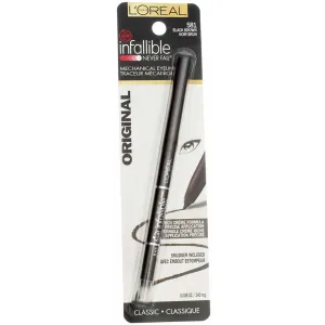 L'Oreal Infallible Never Fail Eyeliner, Black Brown [581] 0.008 oz (Pack of 3)