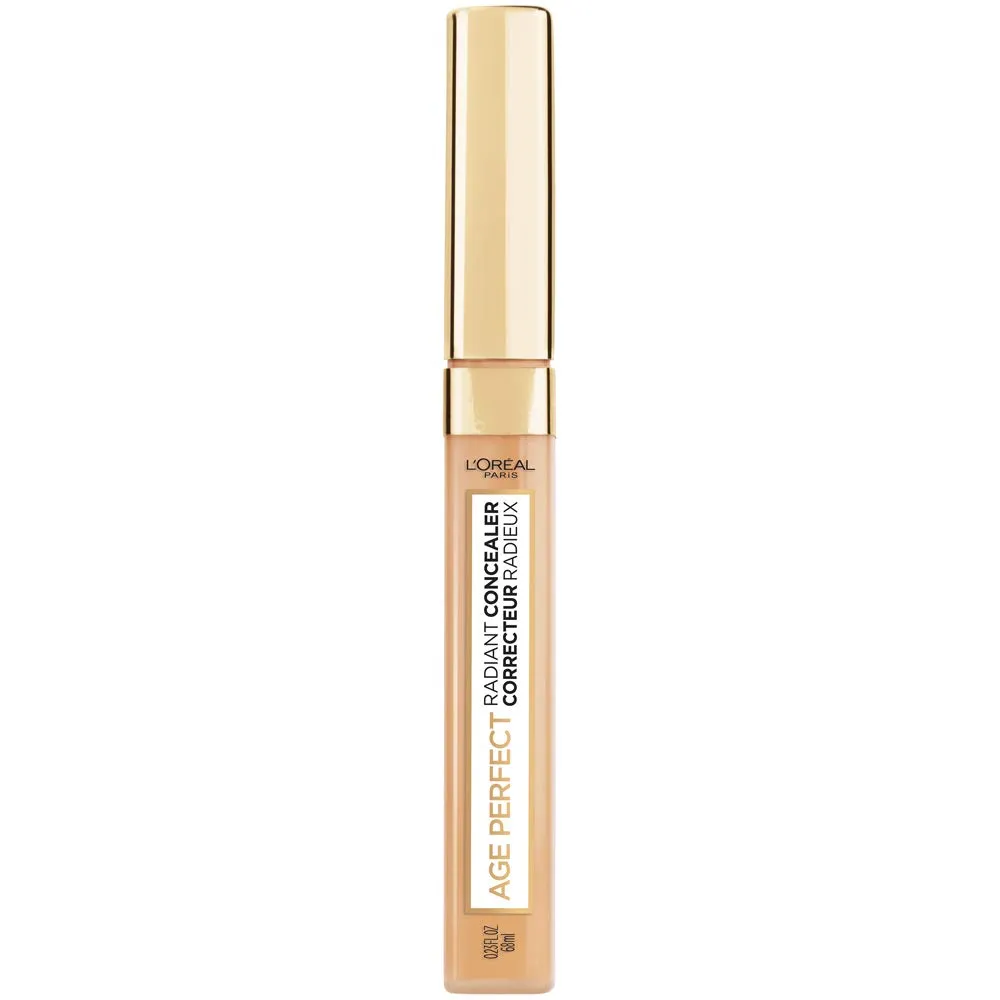 L'Oreal Paris Age Perfect Radiant Concealer with Hydrating Serum and Glycerin, Natural Beige