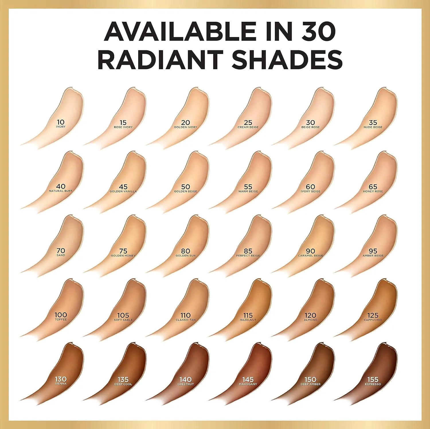 L'Oreal Paris Age Perfect Radiant Serum Foundation with SPF 50, Cappuccino, 1 Ounce