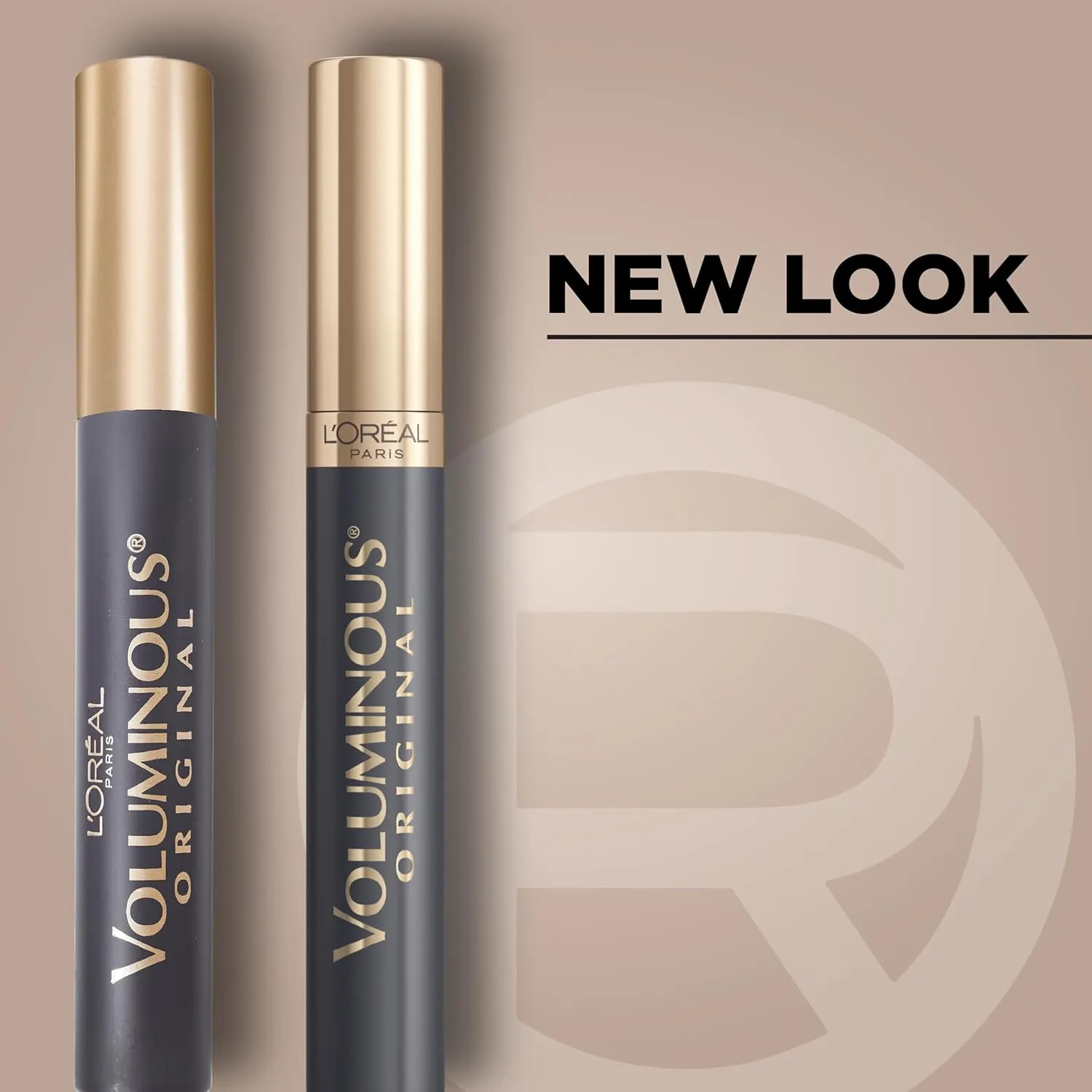 L’Oreal Paris Makeup Voluminous Original Volume Building Mascara, Black Brown, 2 Count
