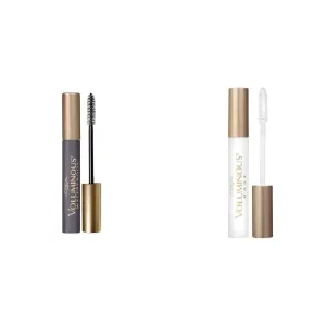 L’Oreal Paris Makeup Voluminous Original Volume Building Waterproof Mascara, Black, 0.28 fl. oz. & Makeup Voluminous Lash Boosting Conditioning Primer Mascara, White Primer, 0.24 fl; oz.