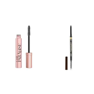 L'Oreal Paris Voluminous Mascara and Brow Stylist Definer Pencil, 1 Count and 0.003 Ounce