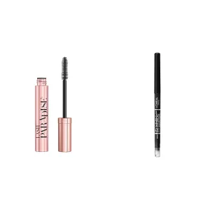 L'Oreal Paris Voluminous Mascara and Infallible Mechanical Eyeliner, Black, 1 Count Each