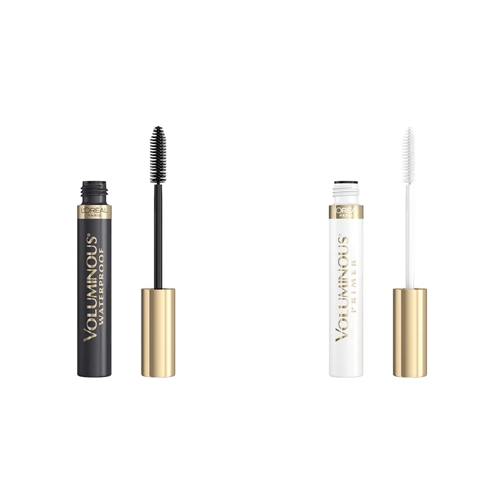 L'Oreal Paris Voluminous Original Volume Building Waterproof Mascara, Primer for Volume Building Mascara, 1 Count