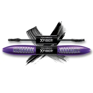 L'Oreal Paris Voluminous X Fiber Washable Mascara, Blackest Black, 1 Tube