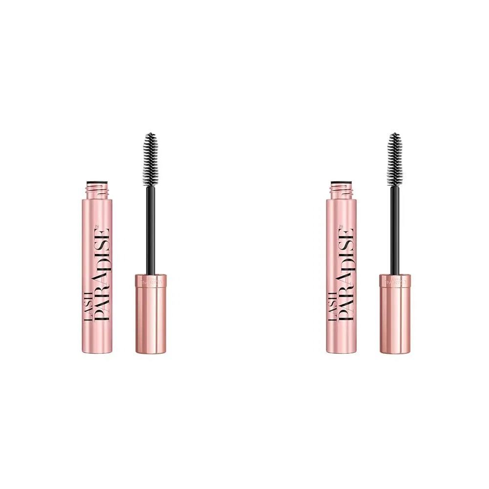 L'Oreal Voluminous Mascara 2 Pack - 0.25 Fl Oz Black Brown & 1 Count Blackest Black - Voluptuous Volume, Intense Length