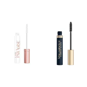 L'Oreal Voluminous Mascara Primer 0.27 Fl Oz and Original Volume Building Mascara 0.26 Fl Oz Bundle