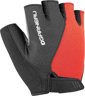 Louis Garneau, Men's Air Gel Ultra Bike Gloves, Black/Red, Medium