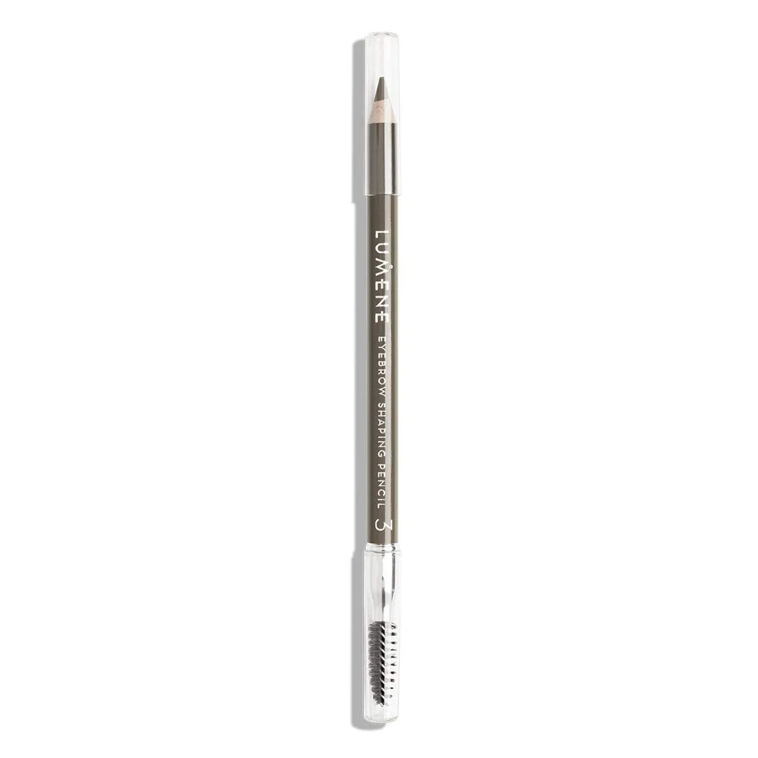 Lumene Eyebrow Shaping Pencil with Brush 1.08 g / 0.04 OZ. (3 Ash Brown)