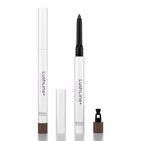 LushLine  Waterproof Eyeliner Pencil For Older Women - Smudge Proof, Long-Lasting, Non Toxic, Soft Glide - Safe For Sensitive Eyes (Dark Brown)