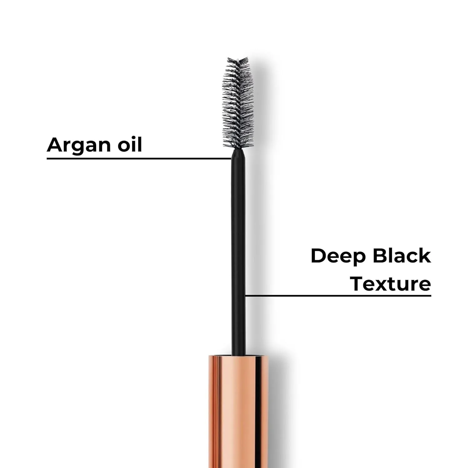 M. Asam MAGIC FINISH Waterproof Mascara Deep Black (0.41 Fl Oz), Mascara Volume and Length with Argan Oil, Easy Removal with 100.4 °F warm water, Vegan