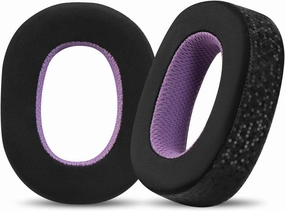 Magic Ice Gel Replacement Earpads for Bowers & Wilkins PX7 S2 /PX8, Black/Purple
