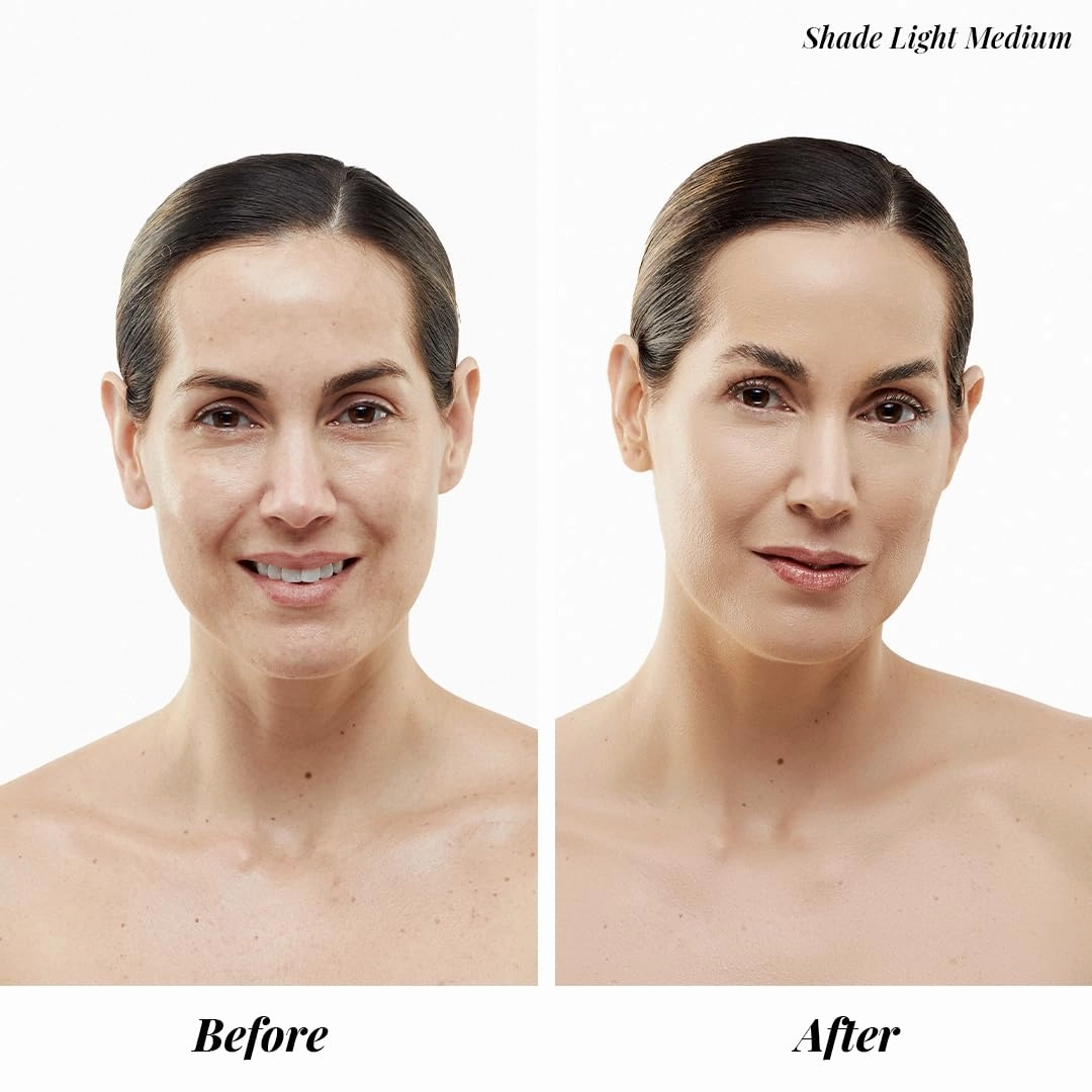 Magic Minerals AirBrush Foundation System by Jerome Alexander - Complete 5pc Spray Makeup Set with Foundation, Primer, and Setting/Finishing Spray - for Smooth, Radiant Skin (Bright Light)