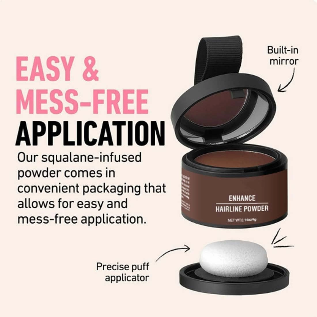 Magic Root Cover Up, Light Coffee, Instant Hair Shading Powder, Powdered, For Thinning Hair, Temporary